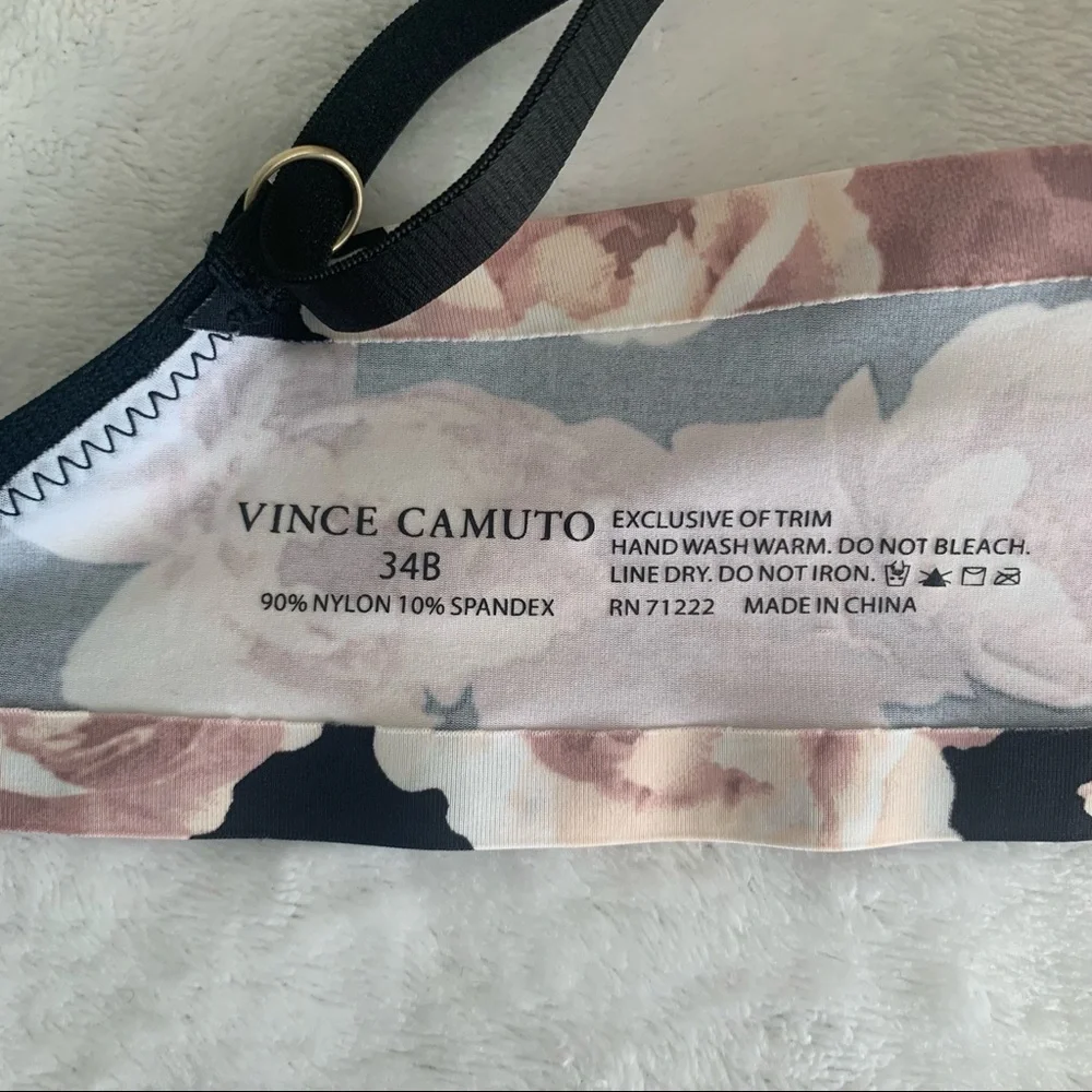 Vince Camuto Floral Bra